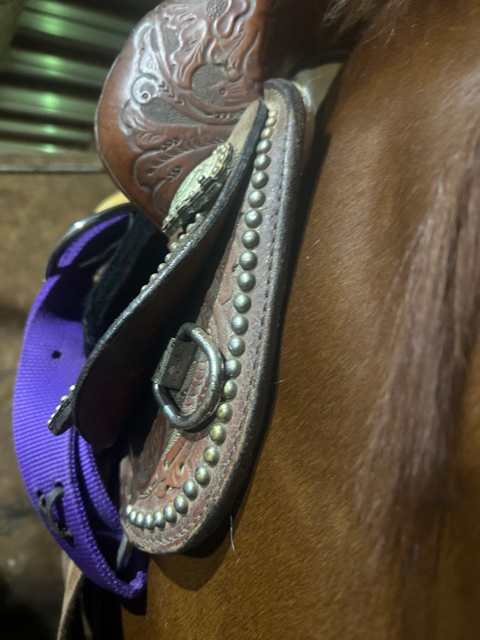 TEX TAN TexTan Western Barrel/Trail saddle (4)
