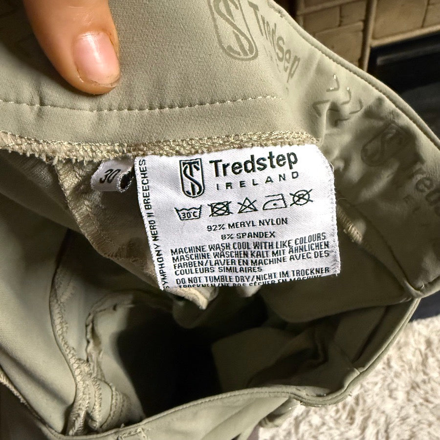 Women’s Size 30 Tan Tredstep Knee Patch Horseback Riding Breeches. Worn once.