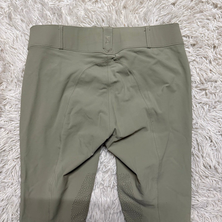 Women’s Size 30 Tan Tredstep Knee Patch Horseback Riding Breeches. Worn once.