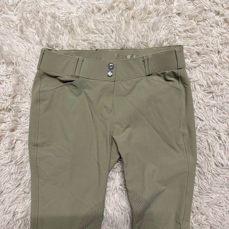 Women’s Size 30 Tan Tredstep Knee Patch Horseback Riding Breeches. Worn once.