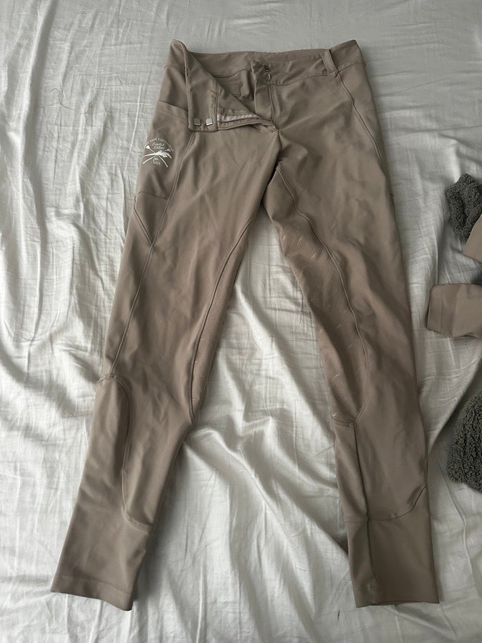 Free Ride Tan Lux Knee Patch Breeches