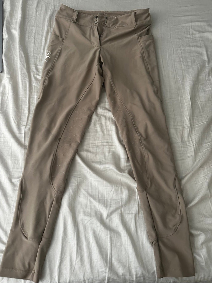 Free Ride Tan Lux Knee Patch Breeches