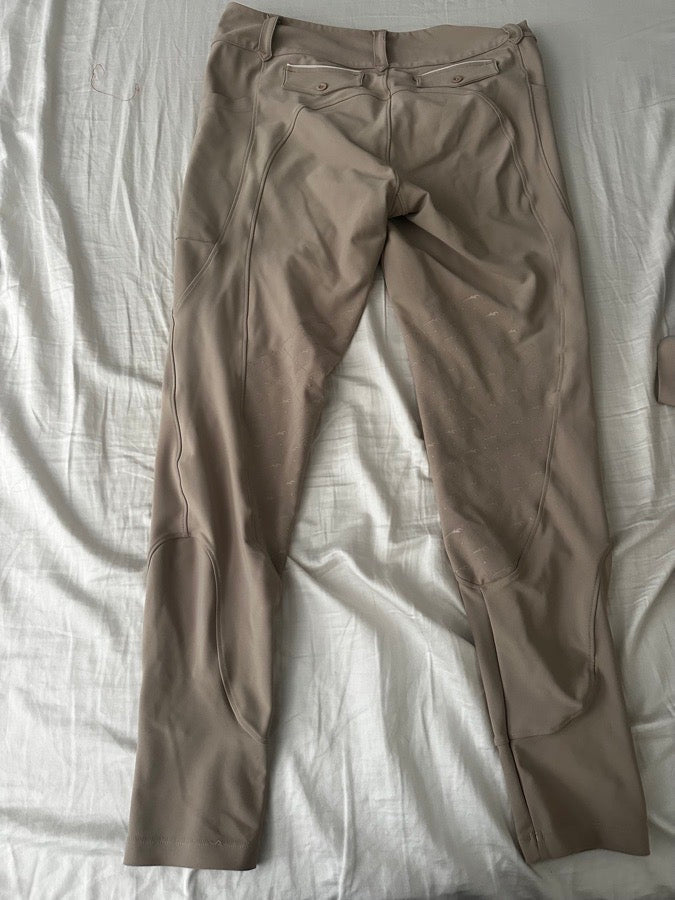 Free Ride Tan Lux Knee Patch Breeches