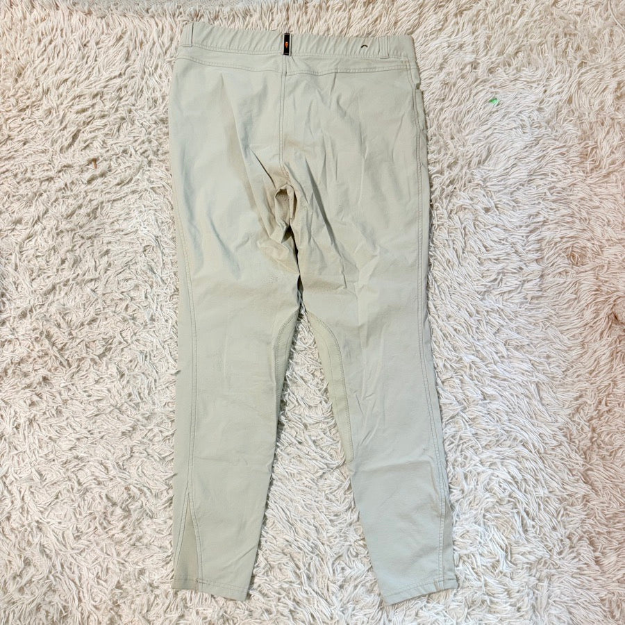 Women’s Size 1X Tan Kerrits Knee Patch Horseback Riding Breeches