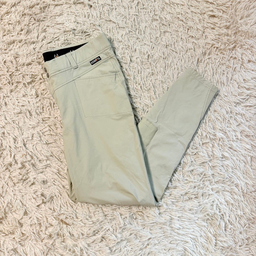 Women’s Size 1X Tan Kerrits Knee Patch Horseback Riding Breeches