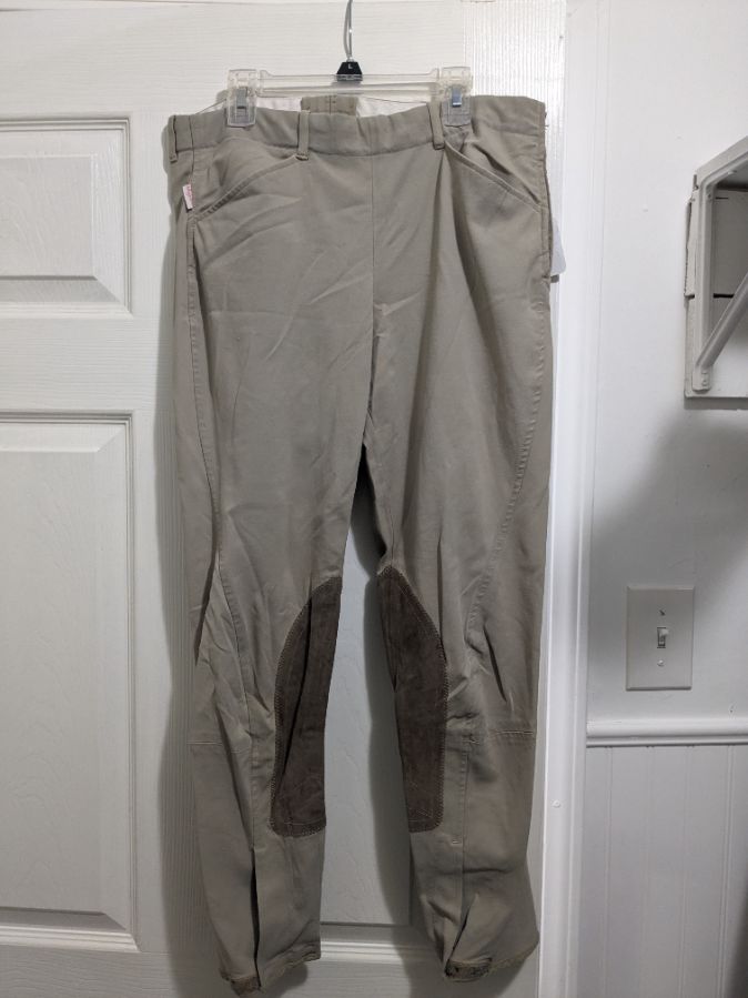 Worn once! Tailored Sportsman side-zip show breeches, sz 32