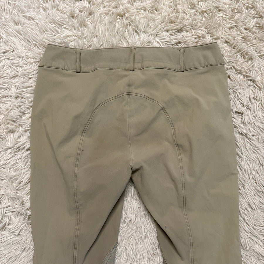 Women’s Size 34 Tan Pikeur Knee Patch Horseback Riding Breeches