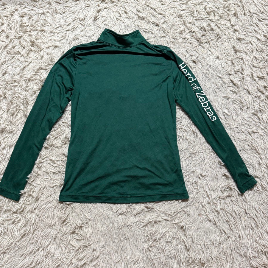 OTHER Women’s S Green Herd Of Zebras Long Sleeve Horseback Riding Sunshirt. Good Cond. (3)