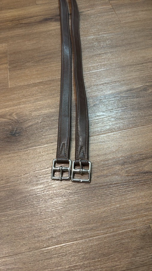 Like New Arena Stirrup Leathers. Size 64" in Brown