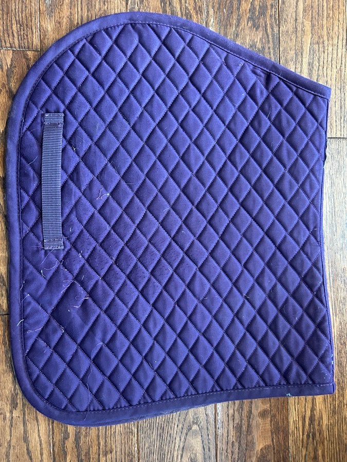 TUFFRIDER tuff rider purple saddle pad