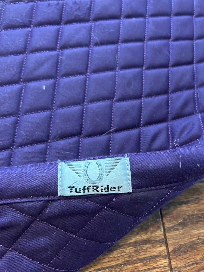 TUFFRIDER tuff rider purple saddle pad (2)
