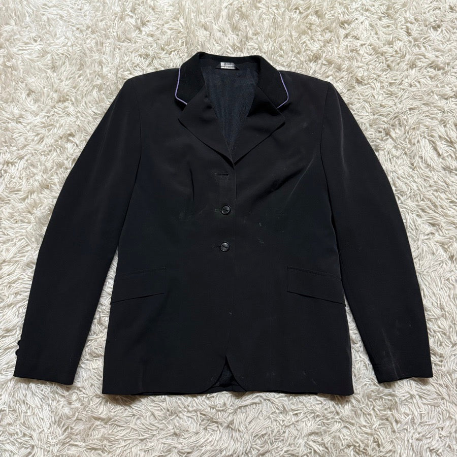 Women’s Size 16R Black Grand Prix Horseback Riding Show Coat. Missing button.