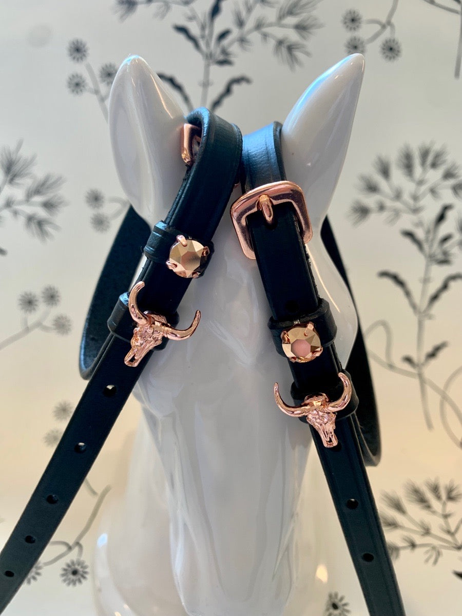 Rose Gold spur straps