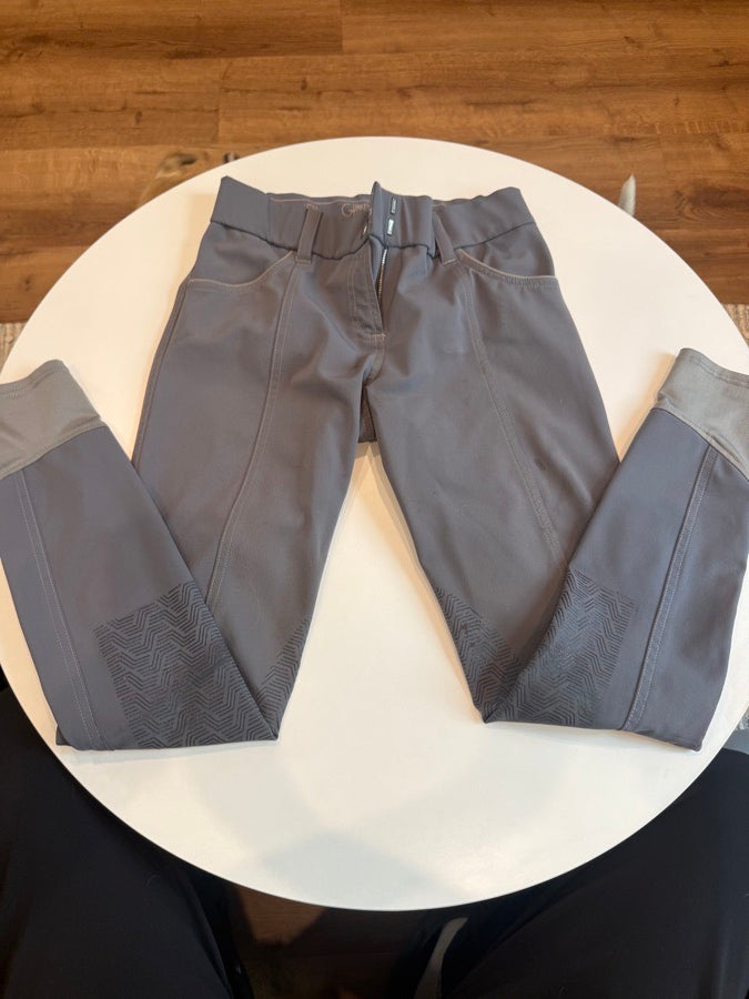 GHODHO GREY GHODHO BREECHES WITH KNEE PATCH