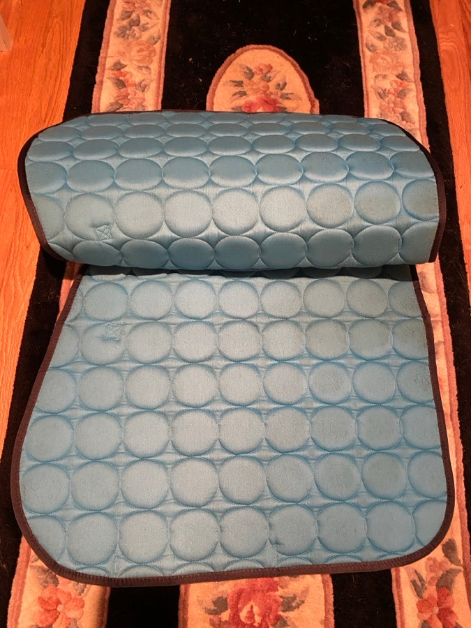 ROMA Blue A/P English Saddle Pad (2)