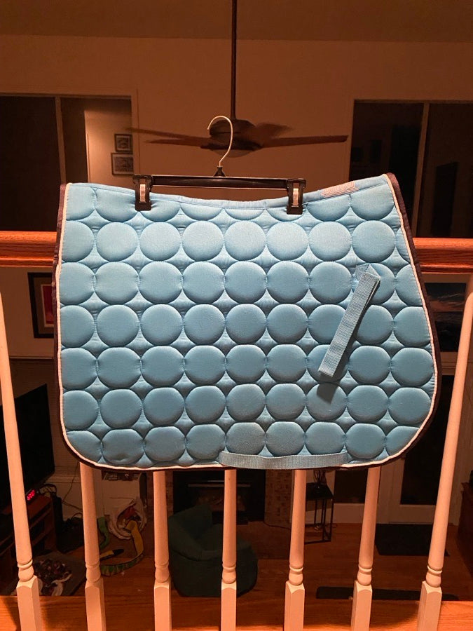 ROMA Blue A/P English Saddle Pad