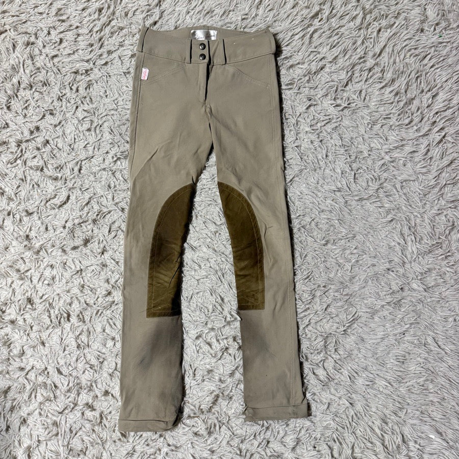 THE TAILORED SPORTSMAN Child’s Size 12L Tan Tailored Sportsman Knee Patch Horseback Riding Jodphurs (2)
