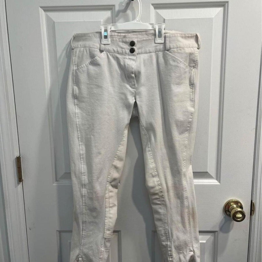 White no name full seat breeches