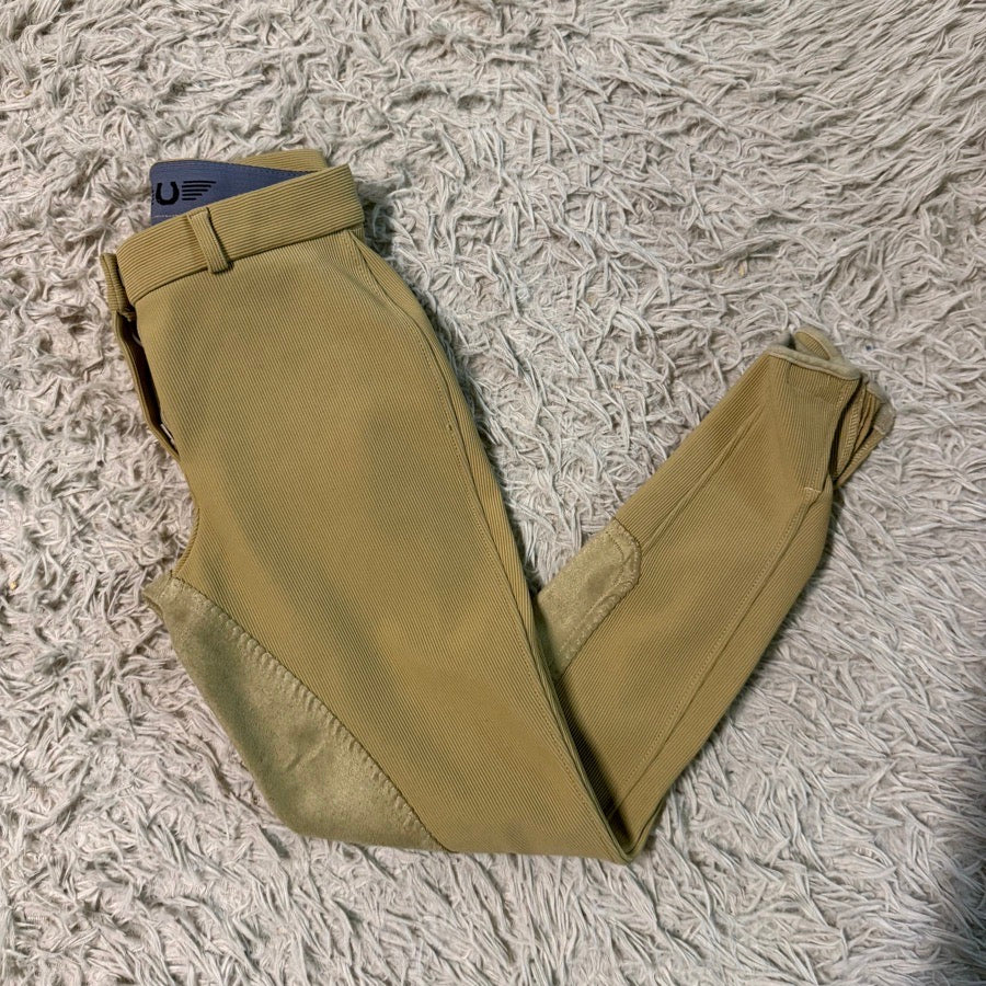 Women’s Size 24 Tan Tuffrider Full Seat Horseback Riding Breeches. Good Cond.