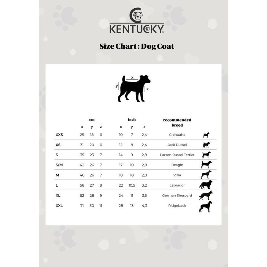 NWT Kentucky Blue Dog Coat with Sheepskin, XS