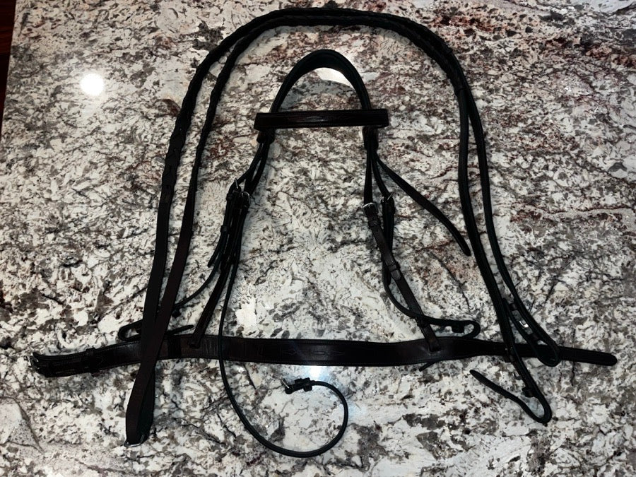 RED BARN Wide Noseband Hunter Bridle (2)