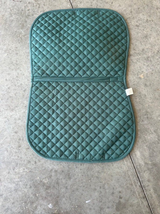 DOVER SADDLERY green dover saddle pad! (2)