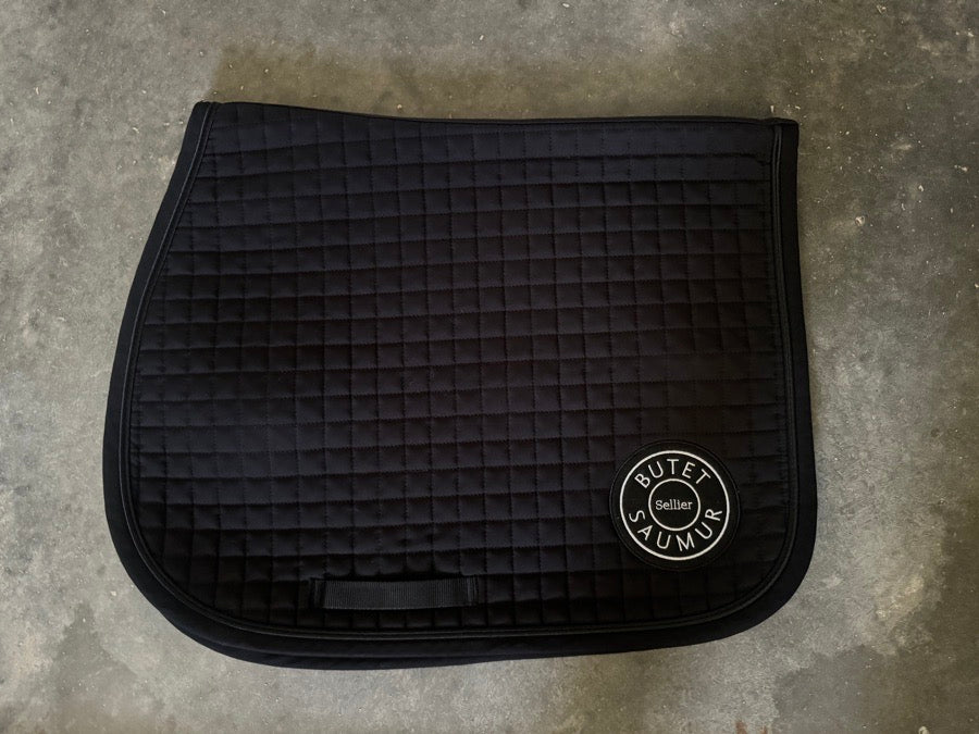 BUTET Butet The Jumping Saddle Pad Black, Horse Size Black (3)