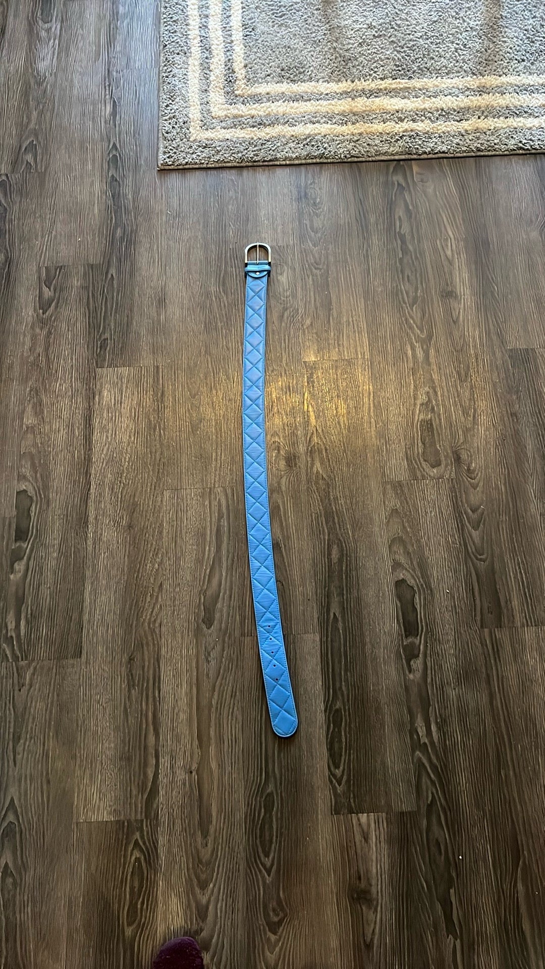 Blue tailored sportsman belt - medium