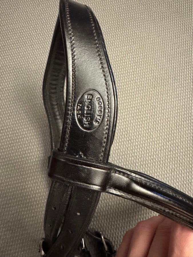 BOBBY'S ENGLISH TACK Bobby’s English Tack Signature Series Padded Monocrown Dressage Bridle (3)