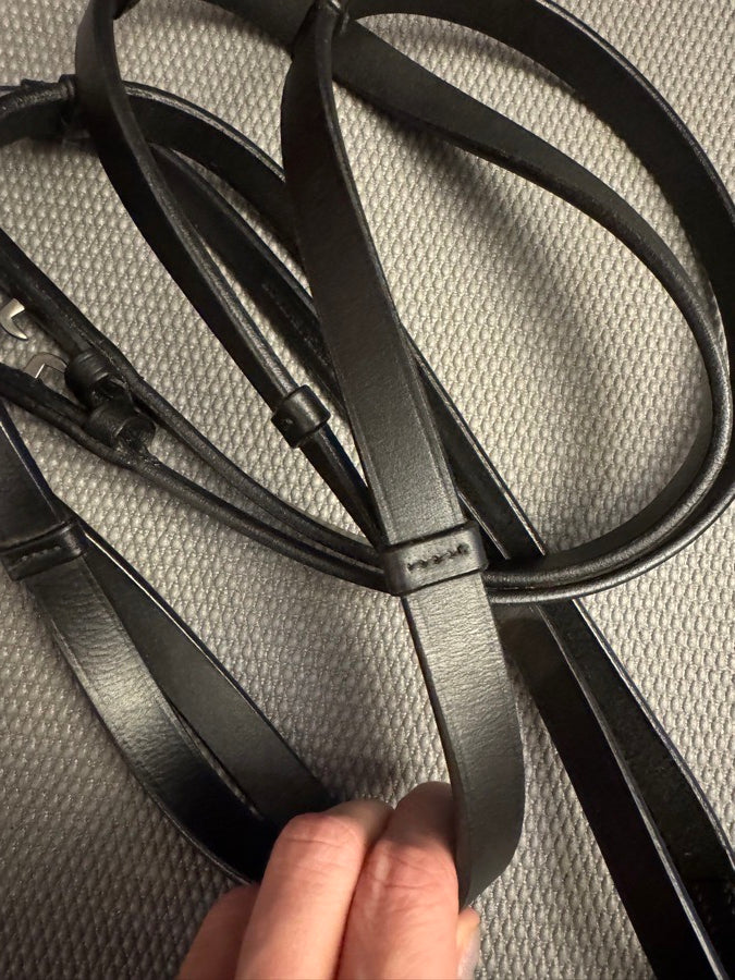 BOBBY'S ENGLISH TACK Bobby’s English Tack Signature Series Padded Monocrown Dressage Bridle (8)