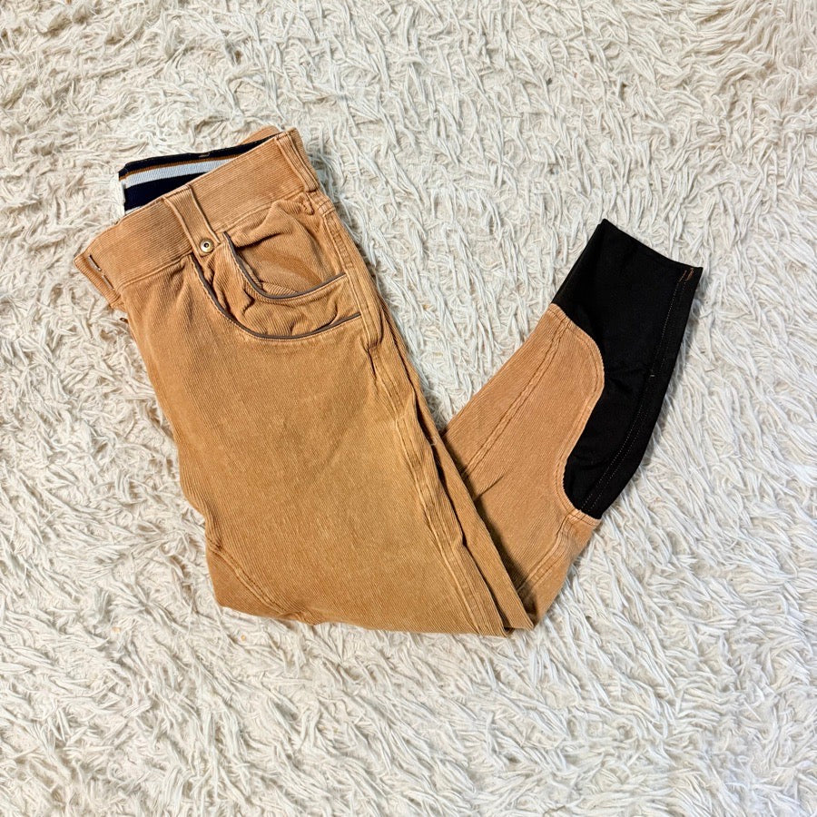 Women’s Size 30 Brown Horseware Knee Patch Horseback Riding Breeches. Good Cond.