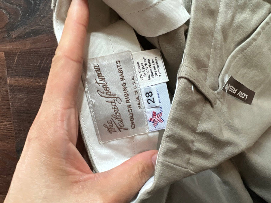 BNWT 28R Tailored Sportsman Breeches