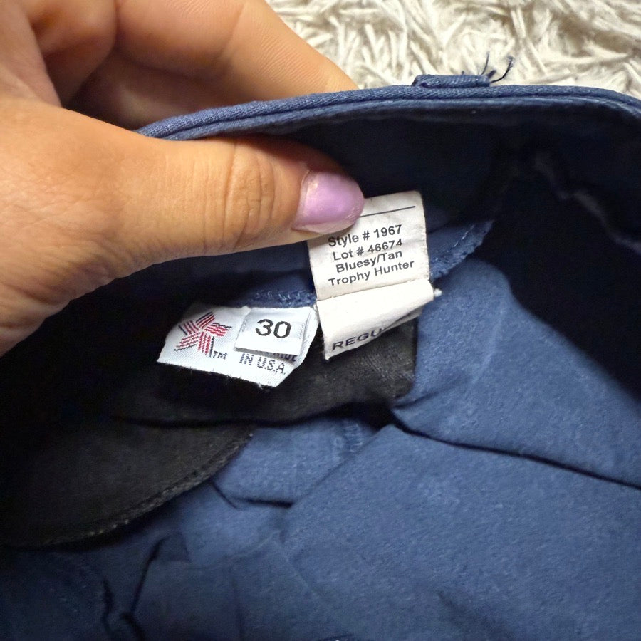 Women’s Size 30 Navy Tailored Sportsman Knee Patch Horseback Riding Breeches