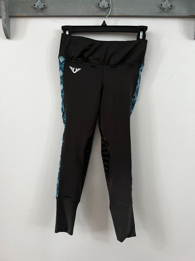 Tuff Rider Athena Equicool Tights in Grey