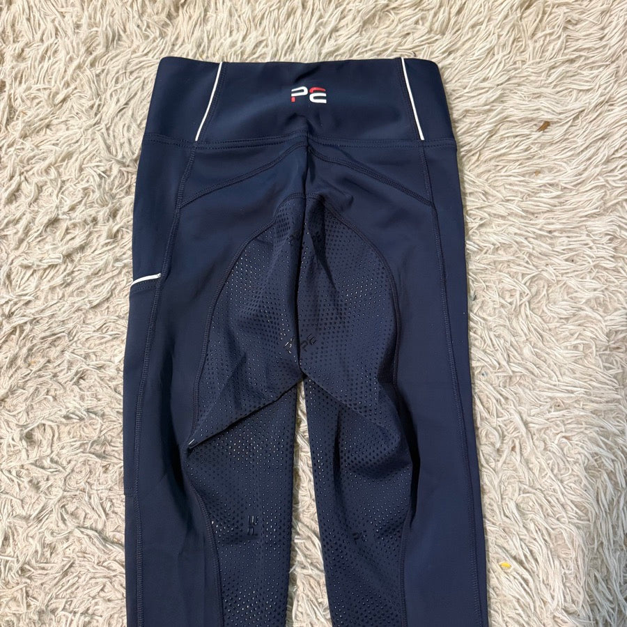 New Women’s Size 28 Navy Premier Equine Full Seat Horse Riding Tights Breeches