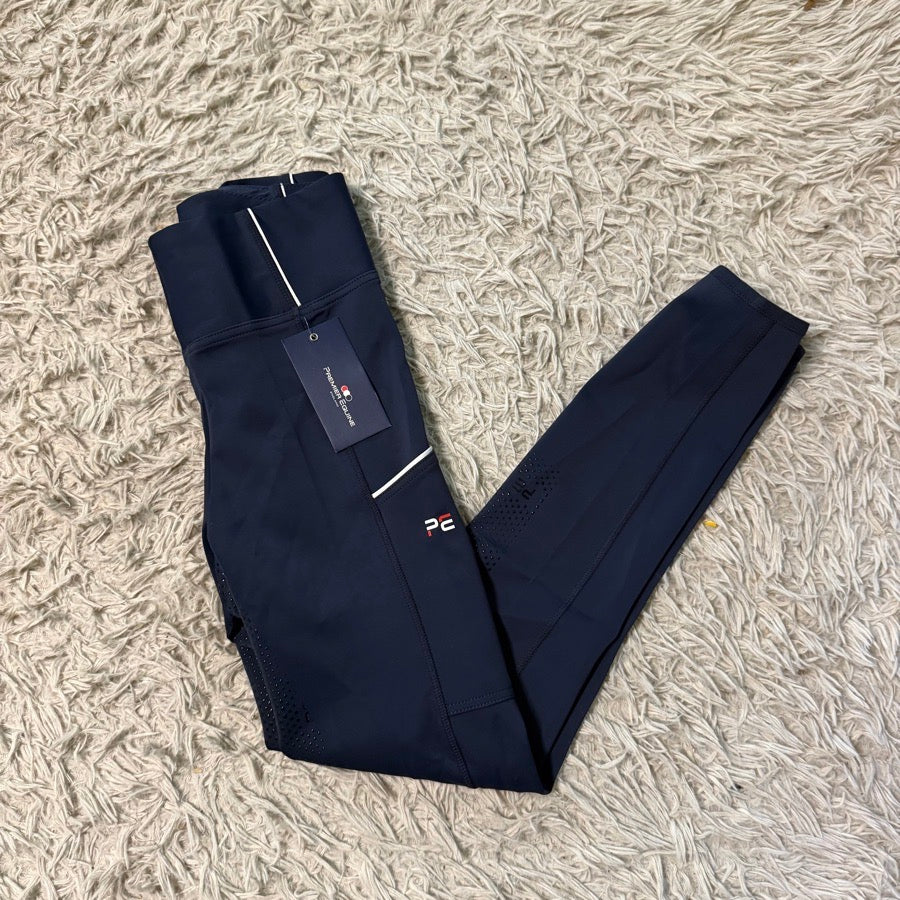 New Women’s Size 28 Navy Premier Equine Full Seat Horse Riding Tights Breeches