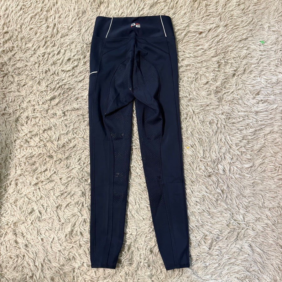 New Women’s Size 28 Navy Premier Equine Full Seat Horse Riding Tights Breeches