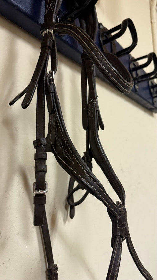 Amor Equestiran figure eight cob bridle