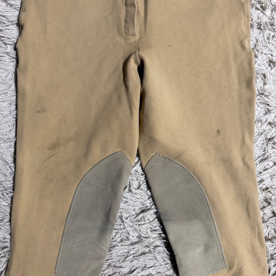 Women’s Size 32 Tan On Course Knee Patch Horseback Riding Breeches