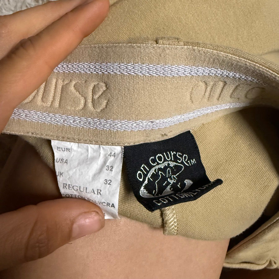 Women’s Size 32 Tan On Course Knee Patch Horseback Riding Breeches