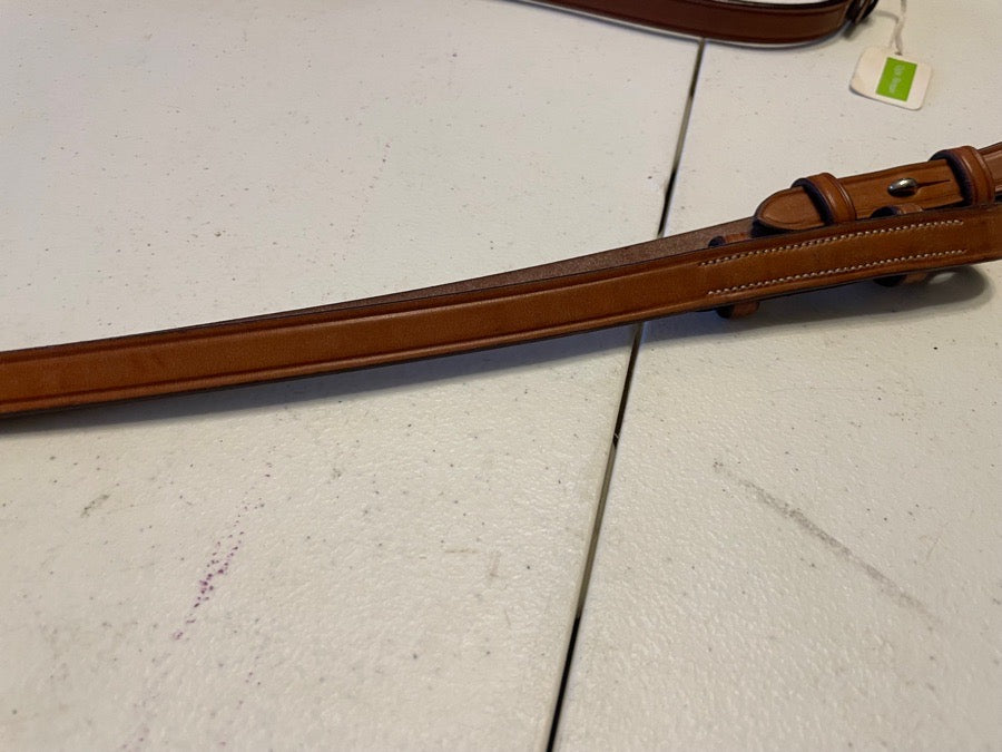 Bobby’s 5/8” Chestnut Laced Rein