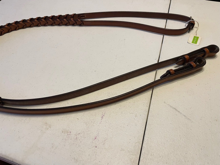 Bobby’s 5/8” Chestnut Laced Rein