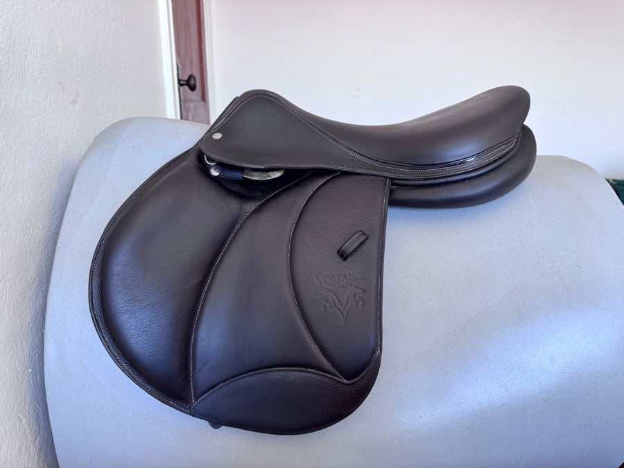 VOLTAIRE 18” 2023 Voltaire Palm Beach E PRO Saddle - 2A - Full Buffalo - EQUISENSE TECH- (2)