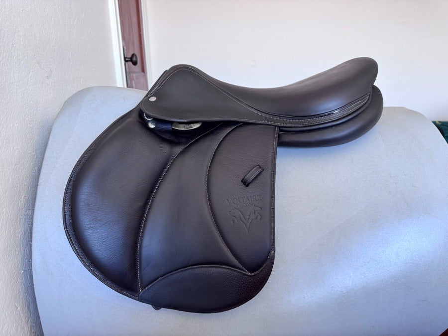 VOLTAIRE 18” 2023 Voltaire Palm Beach E PRO Saddle - 2A - Full Buffalo - EQUISENSE TECH-