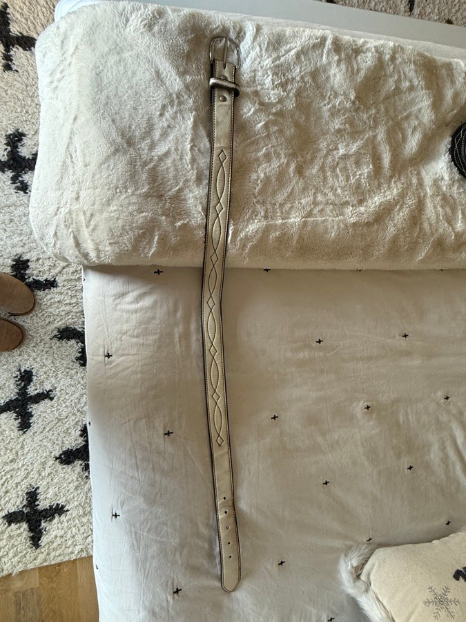 Rebecca Ray Designs White Riding Belt