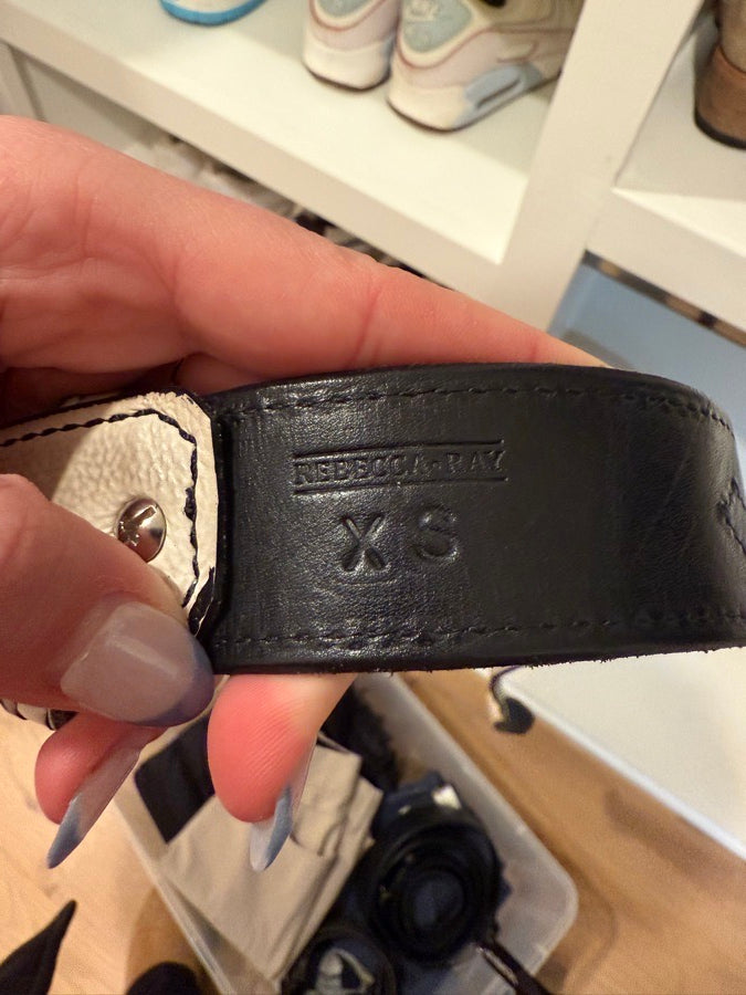 Rebecca Ray Designs White Riding Belt