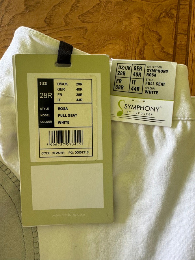 New Tredstep Symphony Rosa Full Seat Breeches