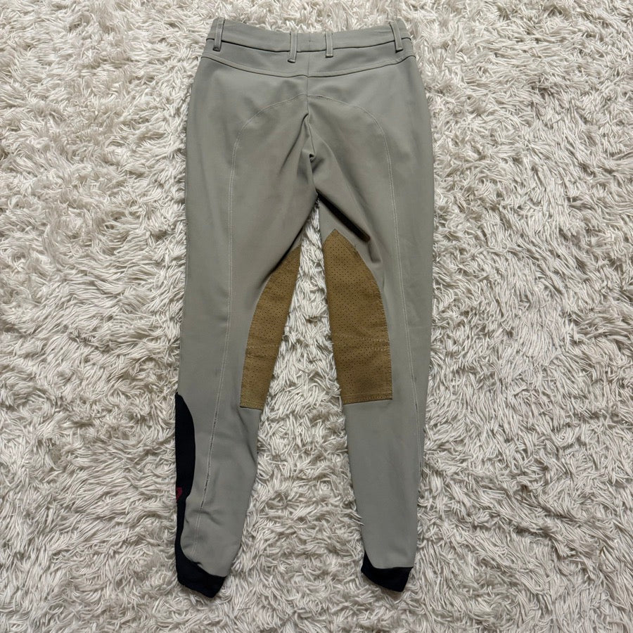Women’s Size IT38 Tan Cavalleria Toscana Knee Patch Horseback Riding Breeches