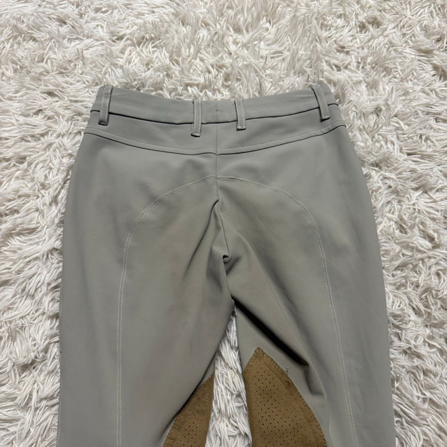 Women’s Size IT38 Tan Cavalleria Toscana Knee Patch Horseback Riding Breeches