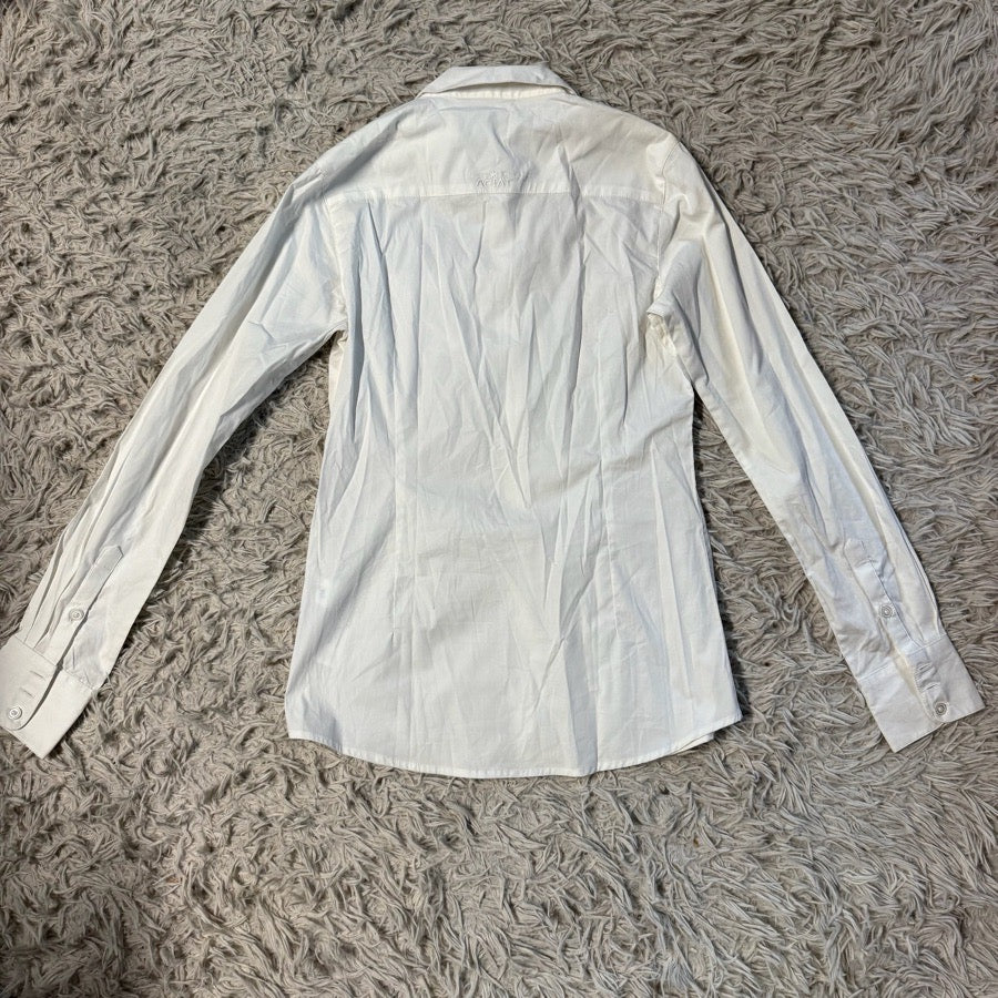 ARIAT Women’s XS White Ariat Long Sleeve Button Down Horseback Riding Shirt (5)